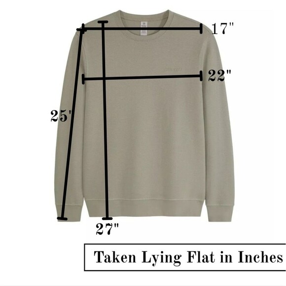 New! Hurley Mens Olive Green Crewneck Long Sleeve Sweatershirt Siz M Regular Fit - Picture 9 of 10